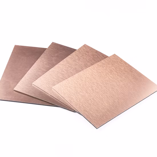 シルバー ゴールド ゴールデン ミラー ブラシ ブラッシュド ヘアライン アルミニウム コンポジット