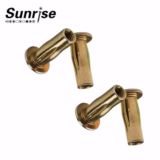 スチールチタンリベットナットエクストラロングバルブ分割ジャックナットプラスクロスインサートリベットナット